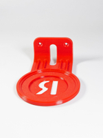 Настенный кронштейн-полка для Яндекс станций (Алиса) Лайт 2, красный, 3D печать, совместимость YNDX-00026