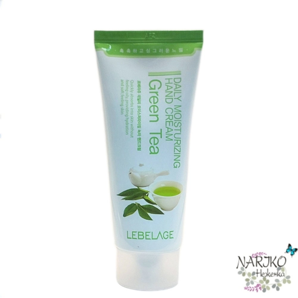 Крем для рук увлажняющий с Экстрактом зелёного чая LEBELAGE Daily Moisturizing Hand Cream Green Tea, 100 мл.