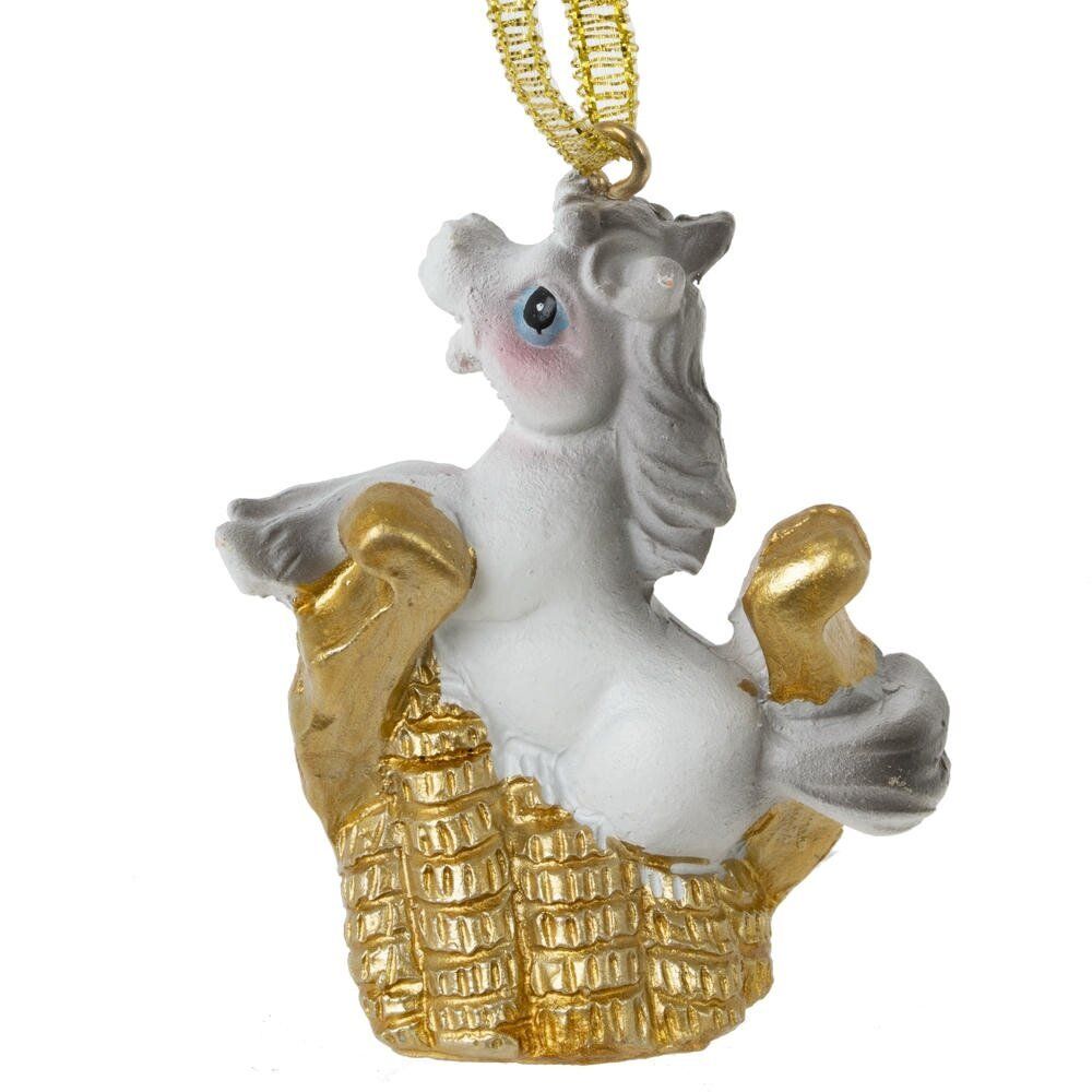 GAEM Фигурка декоративная подвесная "Лошадка", L5 W2 H5 см, 2в.