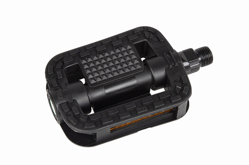 Педали MX-P604, ось 9/16" со светоотражателями, полипропиленовые чёрные