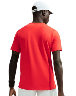 Теннисная футболка Nike Court Advantage Dri-Fit - chile red/white