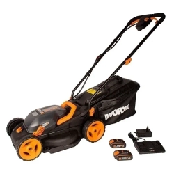 WORX WG779E аккумуляторная газонокосилка (2 x 2.5 Ач, ЗУ)