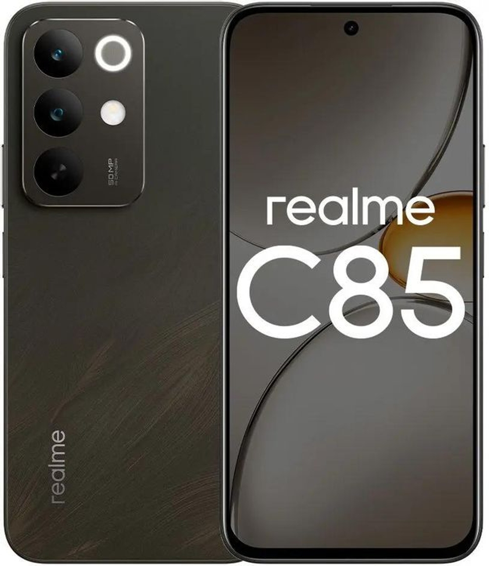 6.8" Смартфон REALME C85 8/256Gb,  RMX5566,  NFC,  IPS,  144Гц,  7000мAч,  темно-серый