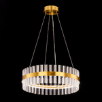 Citilux Рианна CL337053 LED Люстра хрустальная с пультом Бронза