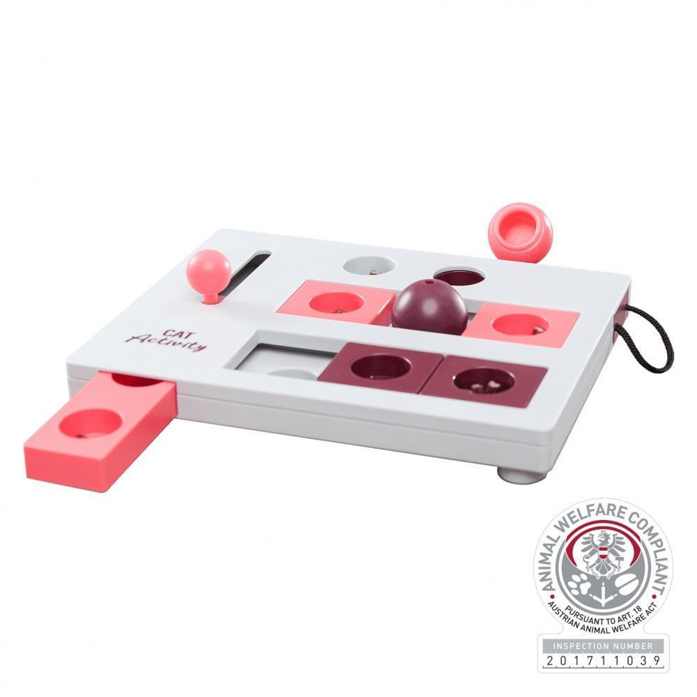 Игрушка для кошек Trixie Brain Mover, размер 25×20см., белый / красный
