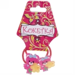 Резинки для волос 2 шт детские «Puppi- Мишки», микс 4 цвета, d-3 см