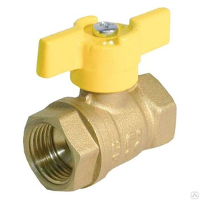 Кран шаровой 11Б27п Ду15-25 вр/вр, газ, бабочка, БАЗ