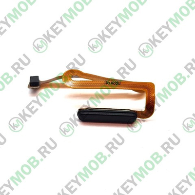 Шлейф отпечатка для Samsung Galaxy A12 (SM-A125F), Черный