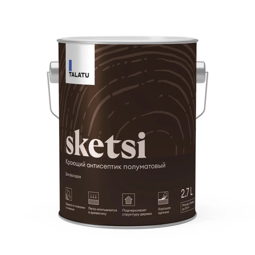 АНТИСЕПТИК КРОЮЩИЙ "SKETSI" БАЗА С 0.9 Л (1) "TALATU"