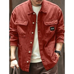 Джинсовая куртка в американском стиле в стиле ретро от GELANLU  STYDIO