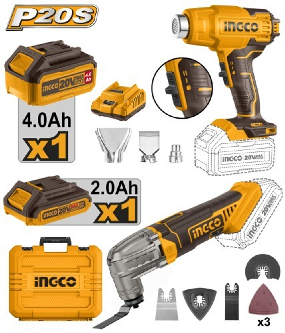 Набор аккумуляторного инструмента INGCO COSLI230703