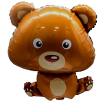 Шар Фольгированный Мишка удивленный (Коричневый)