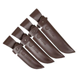 Ножны-чехол для ножа кожаный с гардой Prival НГ-1, для клинка до 135х40мм