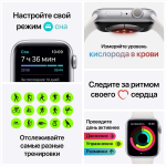 Часы Apple Watch Series 6 40 mm Blue Aluminum Case/Deep Navy Sport Band