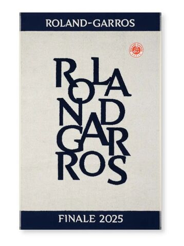 Полотенце теннисное Roland Garros Final 2025 Полотенце - экрю