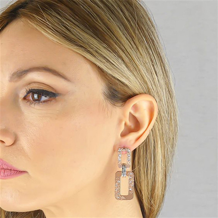 Серьги Boccadamo XOR619RS BW/S/RG