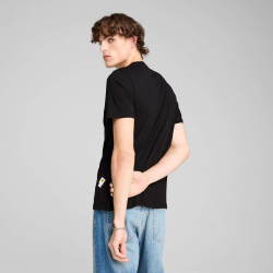 PUMA X SCUDERIA FERRARI МУЖСКАЯ ФУТБОЛКА С ПРИНТОМ HP RACE 1, ЧЕРНЫЙ