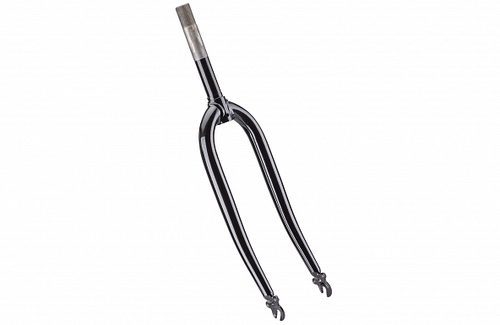 Вилка 24" 1" ЖВМЗ жёсткая резьбовая, стальная черная, шток 164 мм