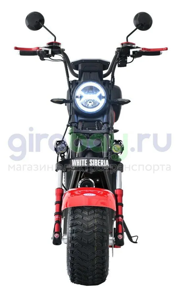 Электроскутер CityCoco WHITE SIBERIA PRO 2500w (Красный) фото 1 фото №6