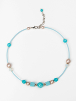 10150191 Колье Роман с камнем