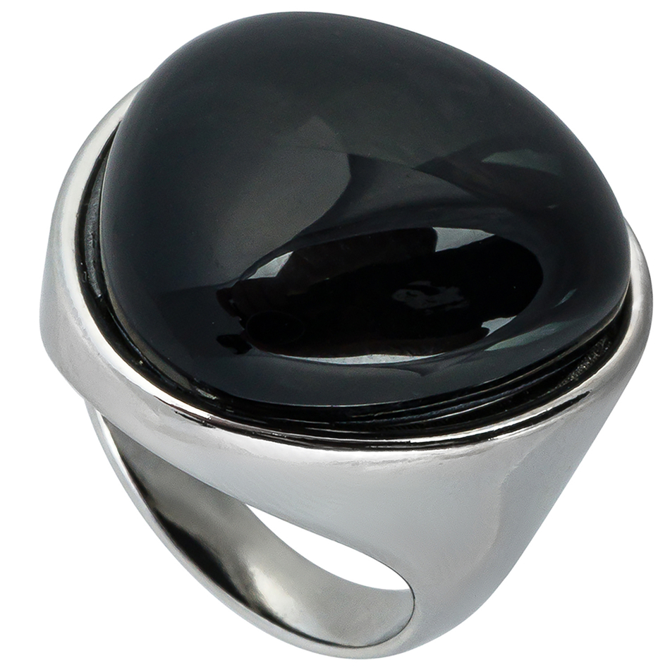 Кольцо Possebon Agata Preto K0916.4 16 S