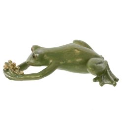 GAEM Фигурка декоративная "Лягушка", L15 W12 H4 см