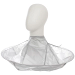 Пеньюар - накидка парикмахерский «Barber SALON», круглый, цвет серебро, d-60см