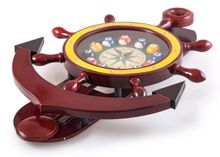 Часы настенные "Якорь" 40 см x 61 см, деревянные