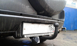 Фаркоп для Toyota RAV4, кроме удлиненной 2009-2013 Тип шара: A. Нагрузки: 1500/75 кг, TY 23