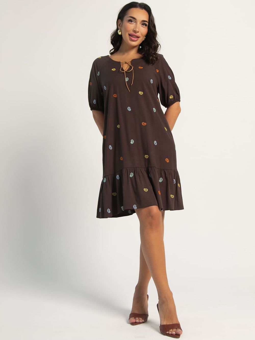 Платье Вечер в провансе (шоколадное) П15982-9М LT Collection