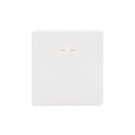 Выключатель ROUND 1 кл с подсветкой 10А с/у перламутр KRANZ