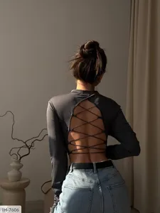 Топ IH-7604 Фабрика Моды