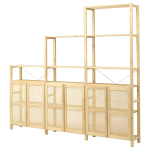 Книжный шкаф - IVAR IKEA/ ИВАР ИКЕА,  259х226 см, под беленый дуб