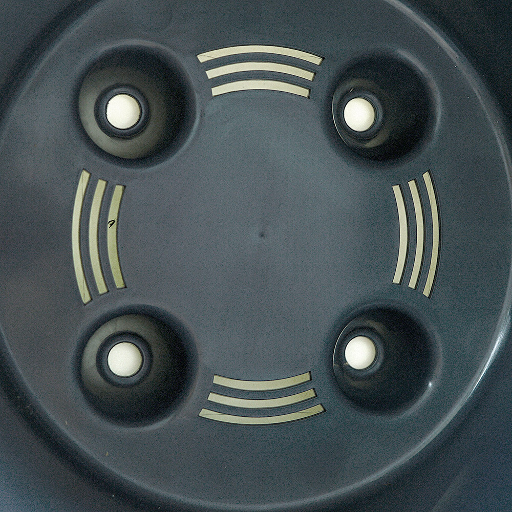 Кашпо Блоссом 8,3л, белый/антрацит