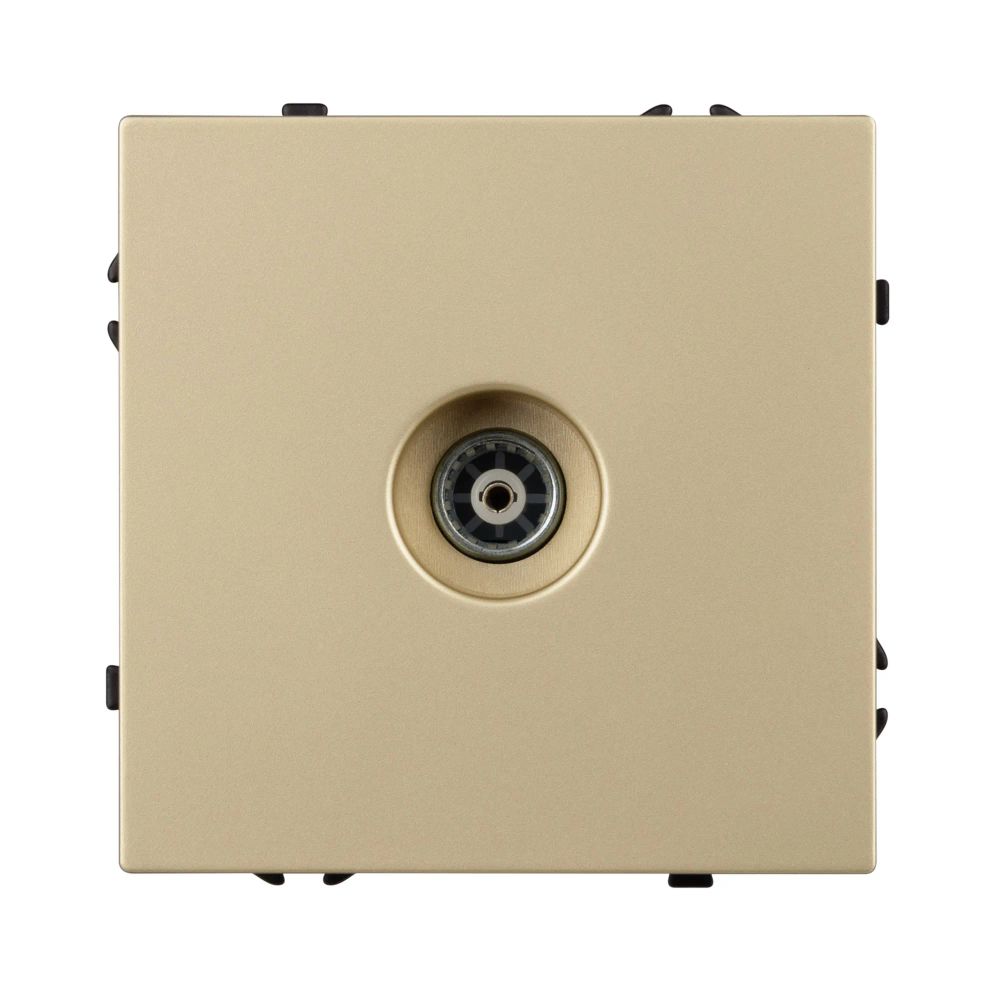 Механизм телевизионной розетки SCT-NOBE-MTV1-SFPL-GD (Arlight, Золотой песок) 054294