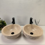 Раковина из мрамора ПАРА! Bowl Cream Marmo BM-62908 40*40*15 98