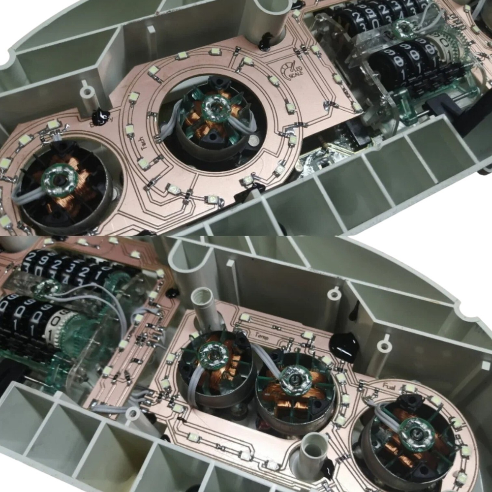 Светодиодная плата для панели Газ 3110 (рижская) (синие шкалы, красные стрелки)