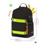 Рюкзак Berlingo Street Style "Sport", 41*28*17см, 3 отделения, 2 кармана, уплотненная спинка