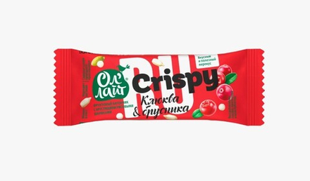 Фруктовый батончик с хрустящими шариками Клюква и Брусника, 30 г (0,48 б)