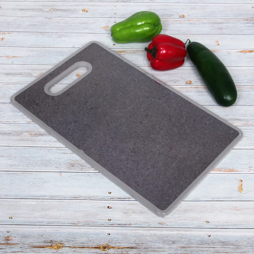 Доска разделочная пластиковая «Stone» 23*37*1см Песок мелкий, прямоугольная