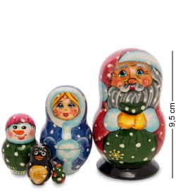 МР-24/ 54-B Матрешка 5м «Дед мороз» мал.