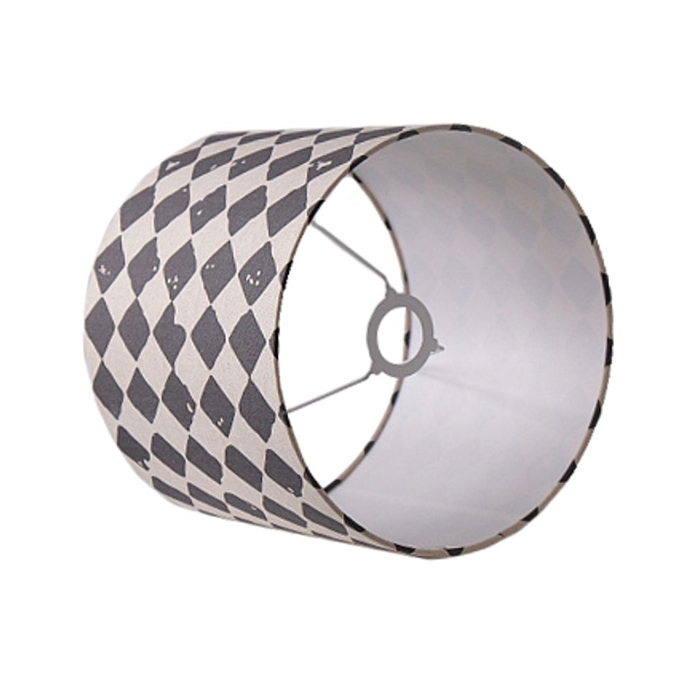 Абажур "Ромбы серые"