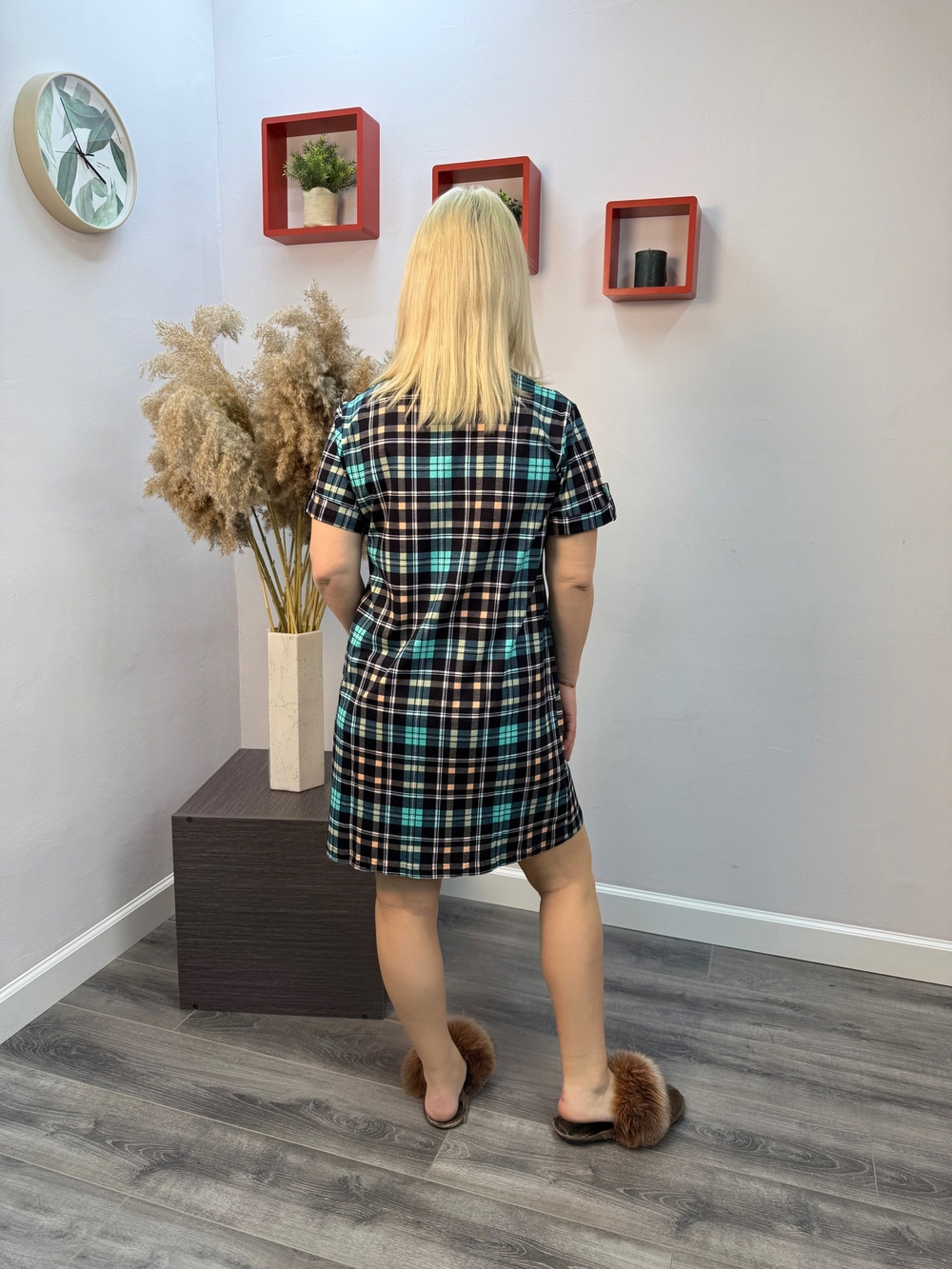 Халат женский "270 К.П" пуговицы (159)