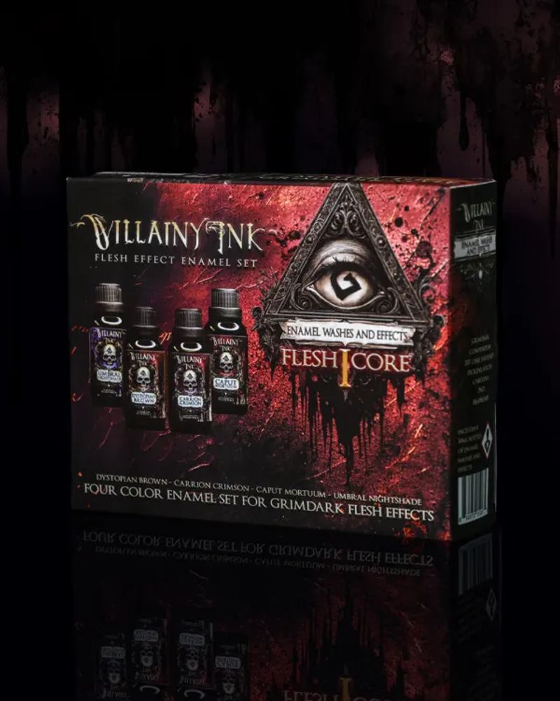 Villainy Ink Enamels - Flesh Core Set I