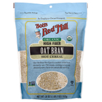Bob's Red Mill, органические овсяные отруби с высоким содержанием клетчатки, горячая каша, 510 г (18 унций)