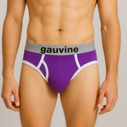 Мужские трусы брифы фиолетовые GAUVINE 2002