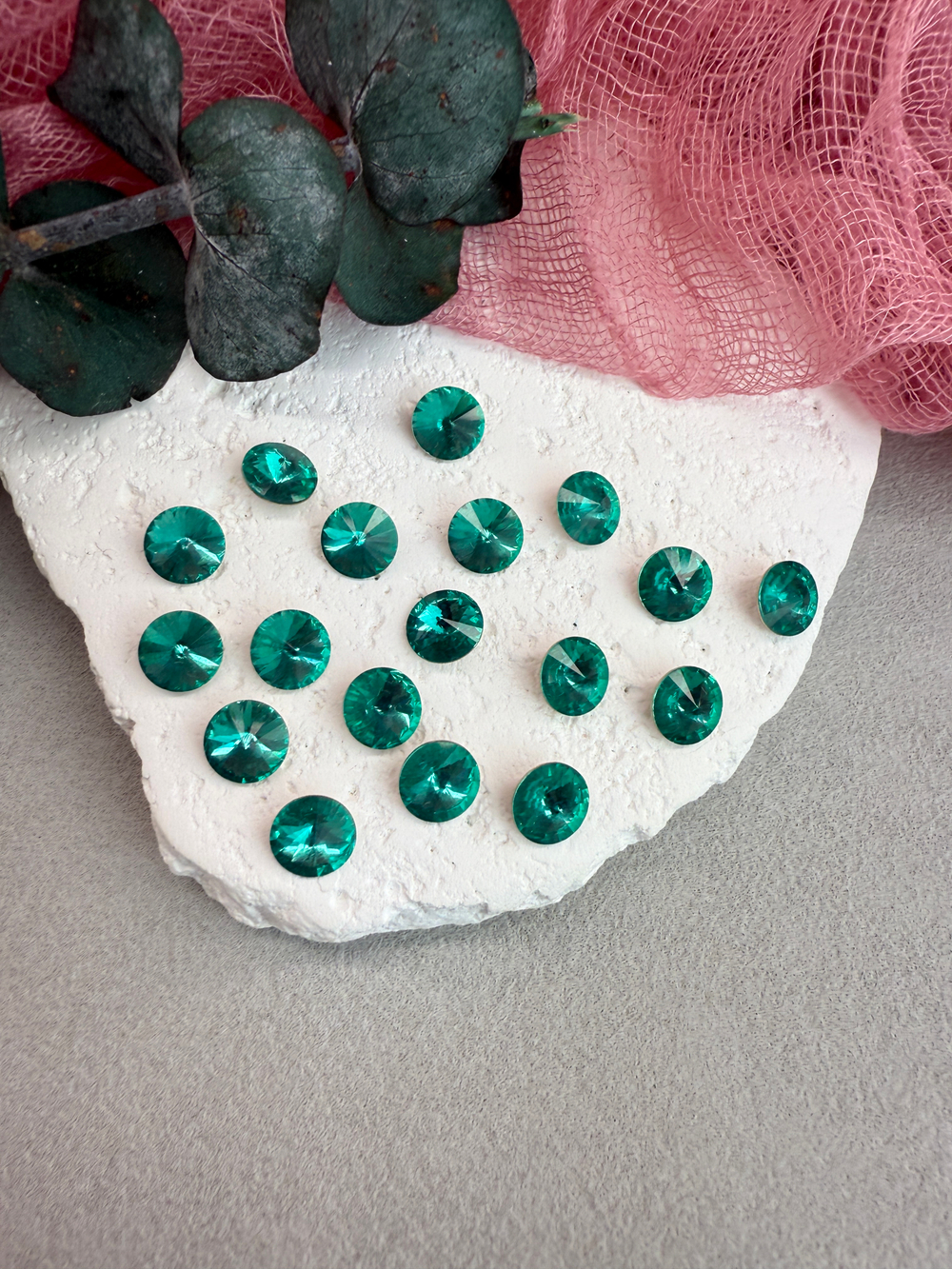 Риволь Rivoli 8 мм, Blue zircon