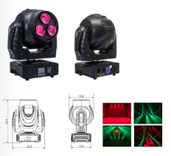 HX-BWZ340 3x40W LED Bee Eyes Wash Beam