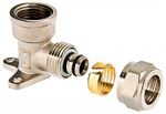 Угол (водорозетка) обжимной с крепл. 16-1/2 вн. VALTEC
