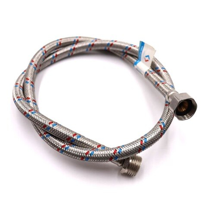 АКВАЛЮКС Гибкая подводка для воды ВР 1/2" х НР 1/2", длина 20 см (BZW20)